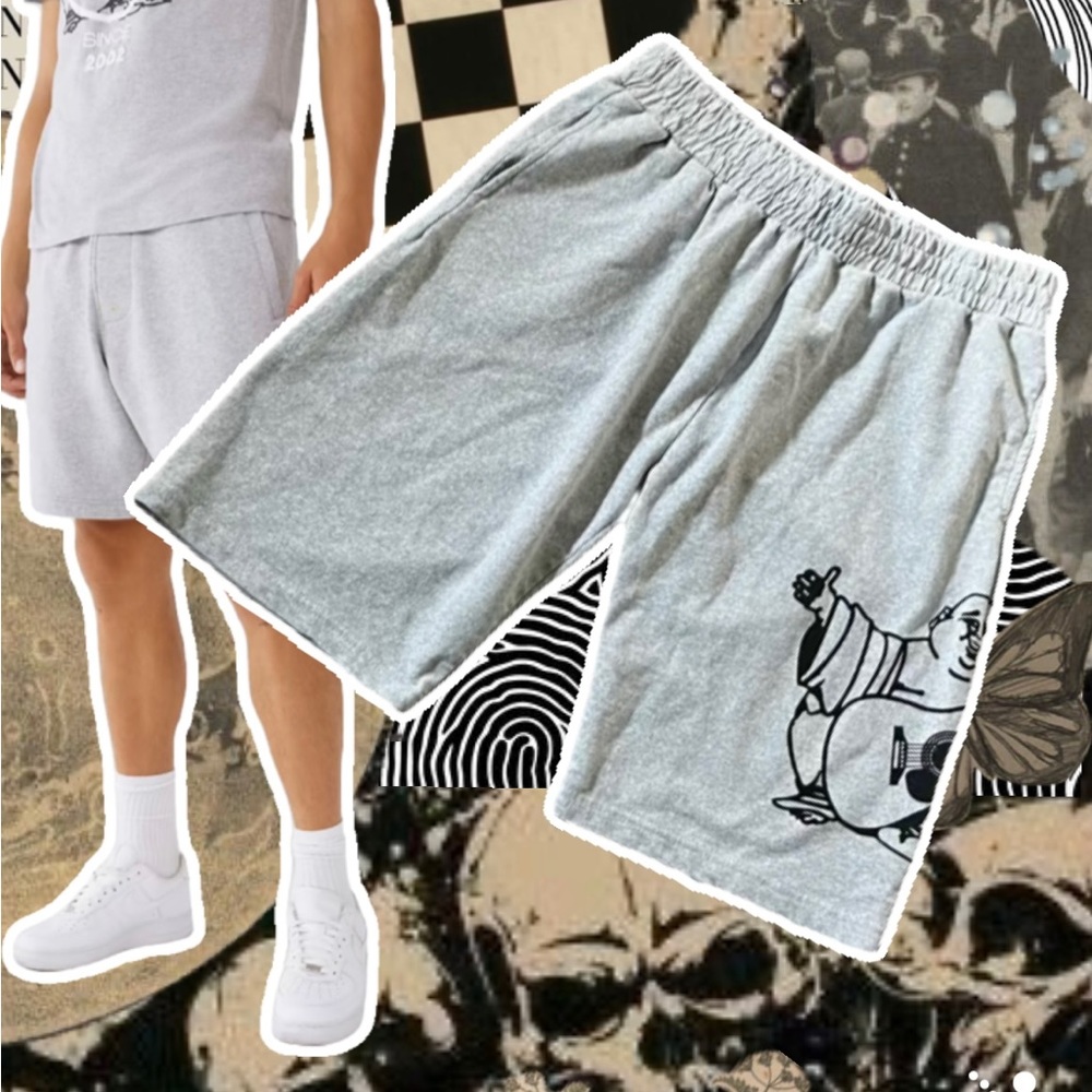 True Religion Men’s Grey Lounge Shorts